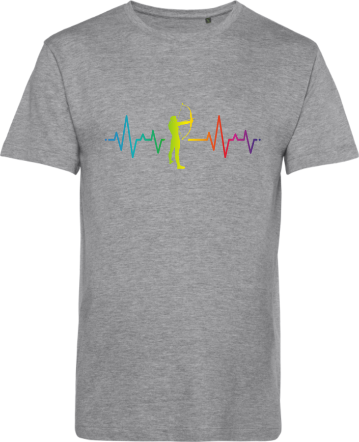 Bogensport T-Shirt "Heartbeat" Motiv 7